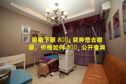 眼睛下眼 🌿 袋肿想去眼袋，价格如何 🕸 公开查询